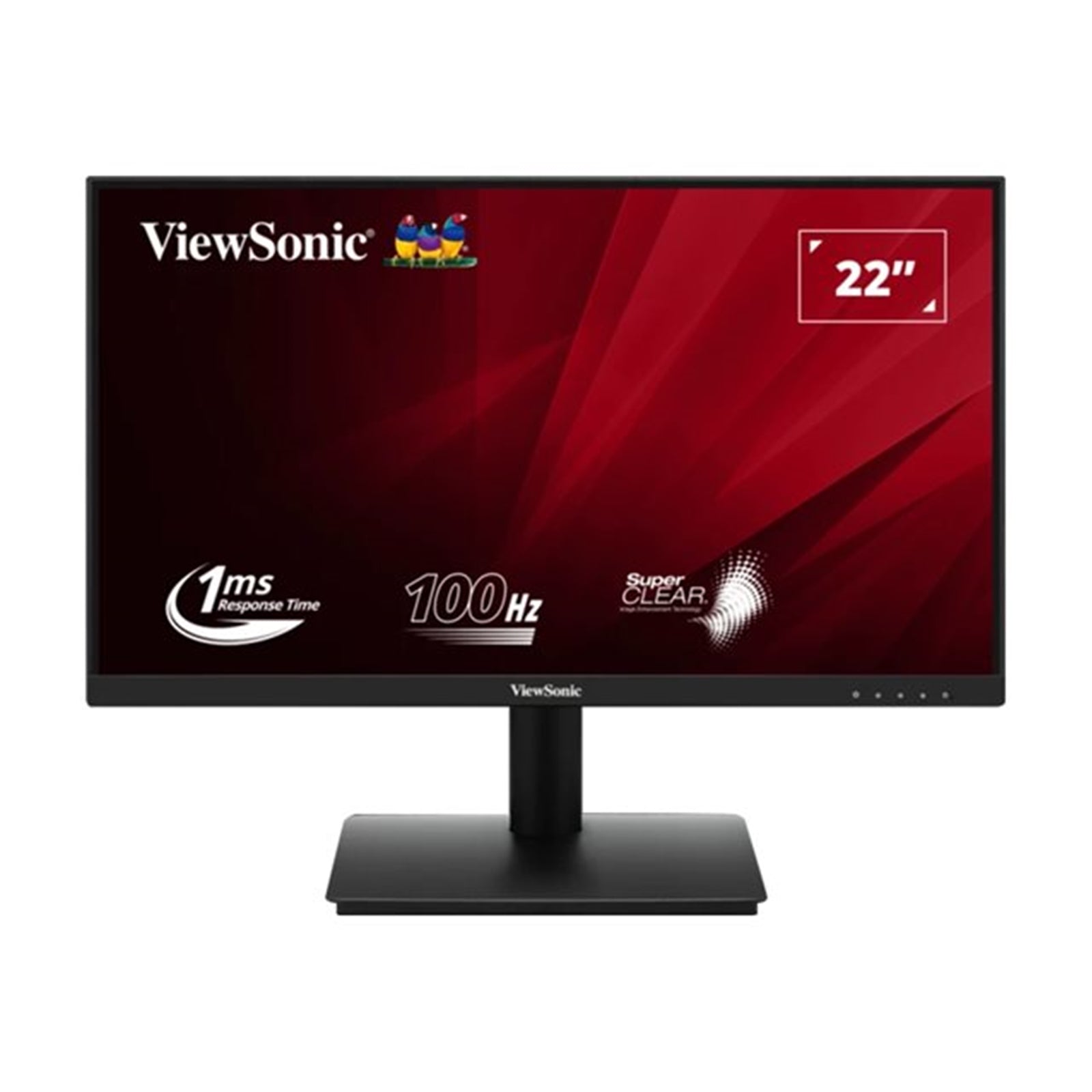 Viewsonic VA220-H 22-Inch Full HD Monitor, 1080p, 1920 x 1080 resolution, 100Hz, HDMI, VGA, 1ms, LED, VA Panel, VESA-PCR Business Solutions Ltd
